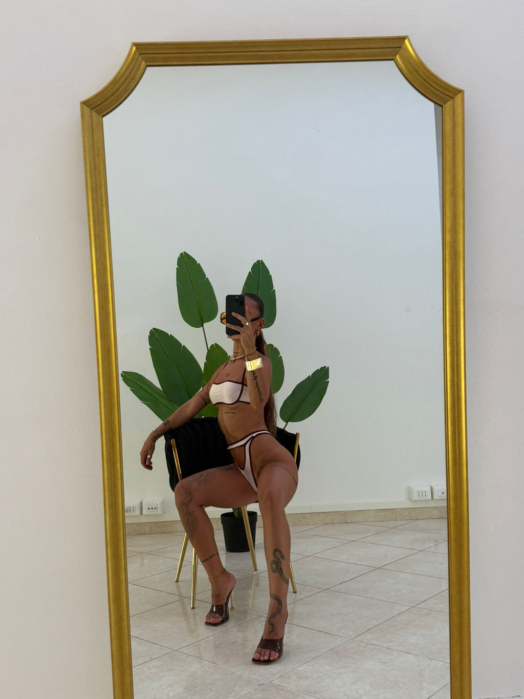 Bikini Bicolore Cut-Out