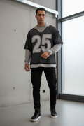 Jersey Mesh Number 25 con Modello