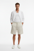 Pantaloncino lino bianco