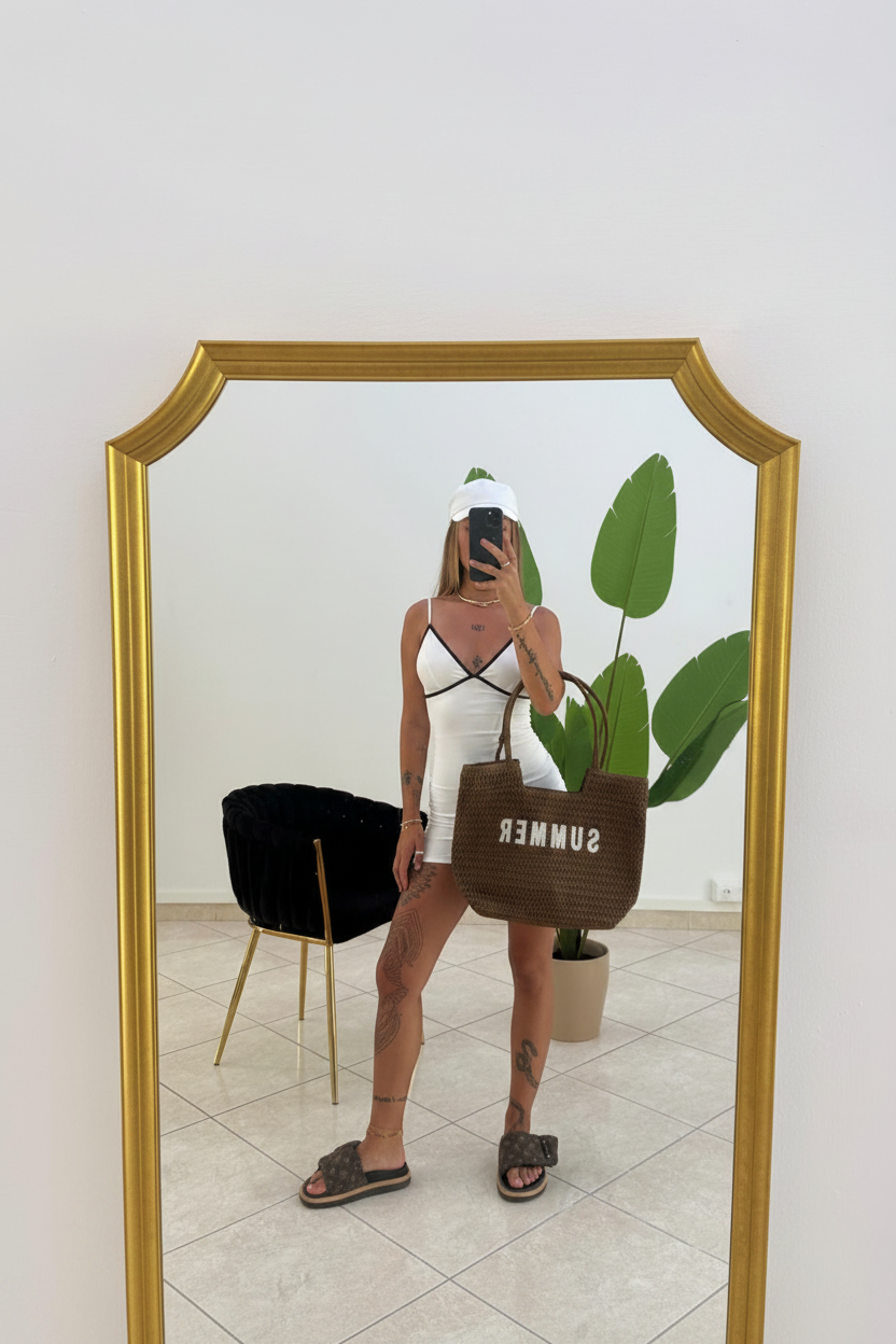 Vestito bianco — posa 1